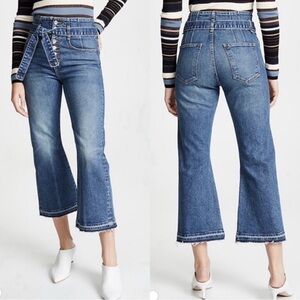 Veronica Beard Marlene 12" corset jeans